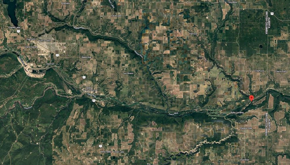 Image 14: site e hydroelectric dam site bc hydrp