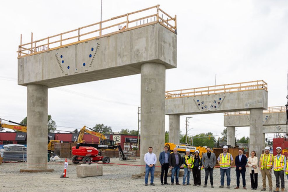 Image 10: Surrey-Langley SkyTrain extension named in honour of former B.C. premier Dave Barrett
